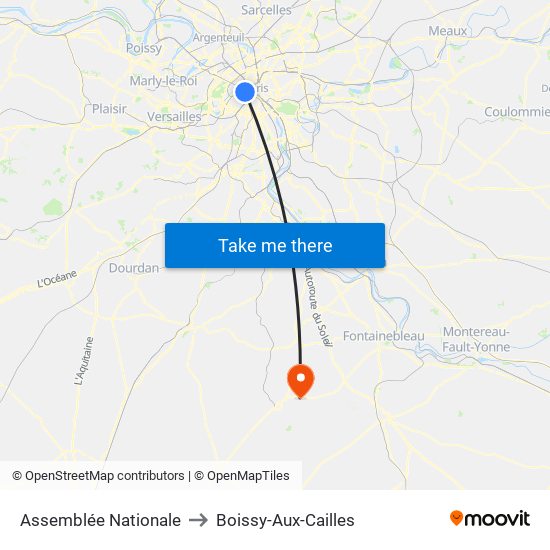 Assemblée Nationale to Boissy-Aux-Cailles map