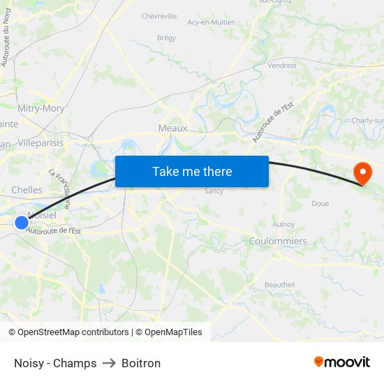 Noisy - Champs to Boitron map