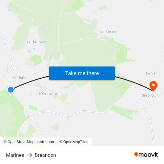 Marines to Breancon map