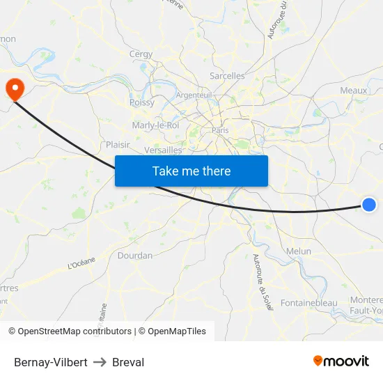 Bernay-Vilbert to Breval map
