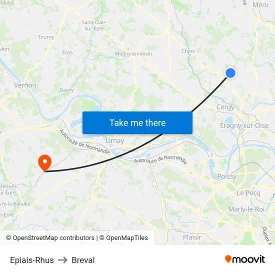 Epiais-Rhus to Breval map
