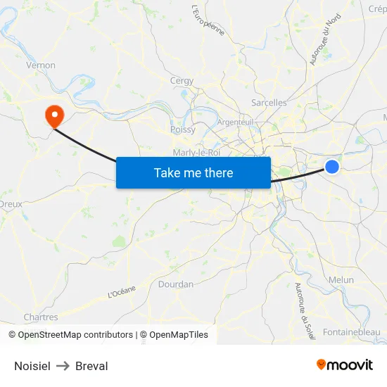 Noisiel to Breval map