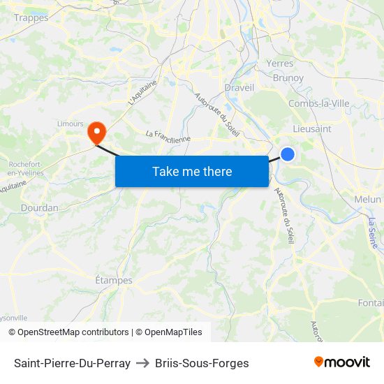Saint-Pierre-Du-Perray to Briis-Sous-Forges map
