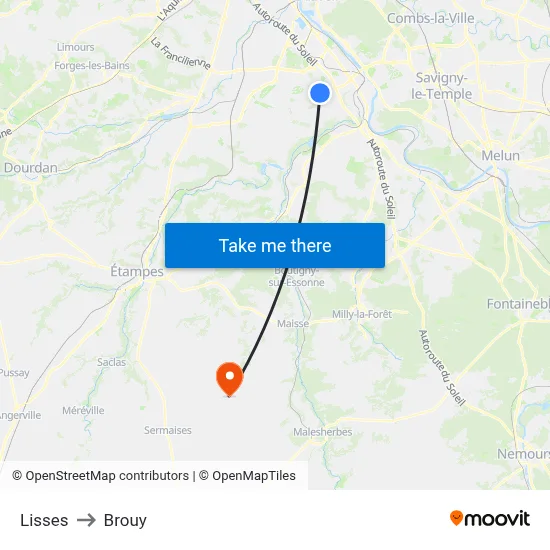 Lisses to Brouy map