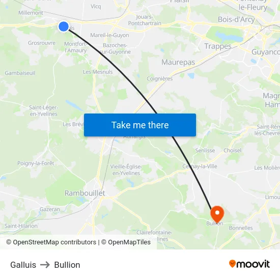 Galluis to Bullion map