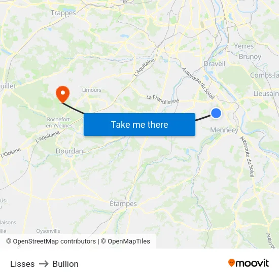 Lisses to Bullion map