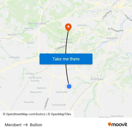 Merobert to Bullion map