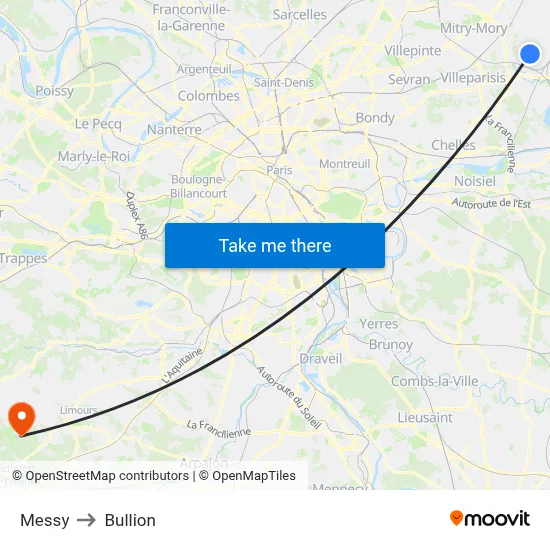 Messy to Bullion map