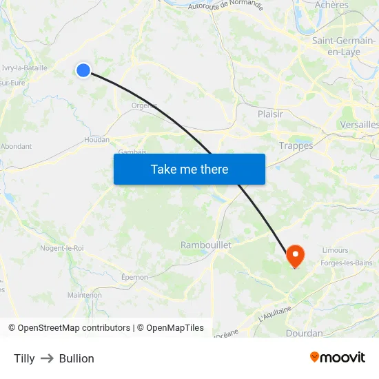 Tilly to Bullion map
