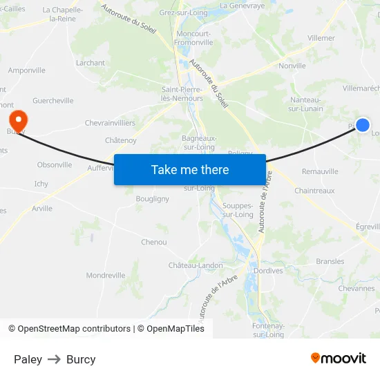 Paley to Burcy map