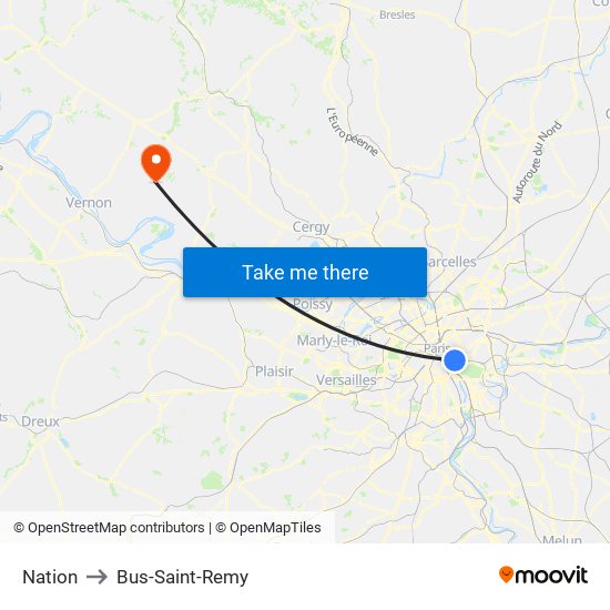 Nation to Bus-Saint-Remy map