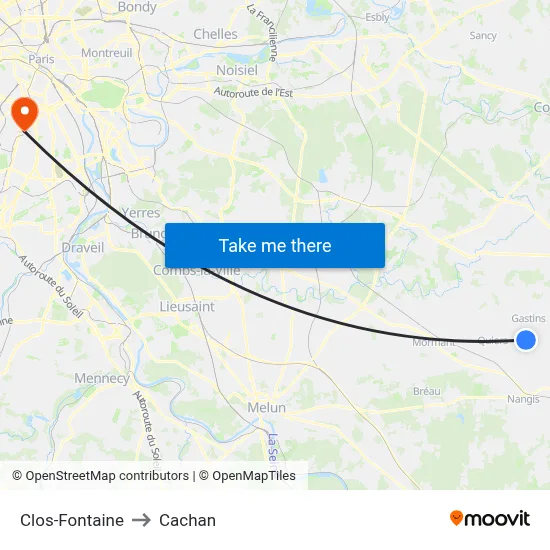 Clos-Fontaine to Cachan map