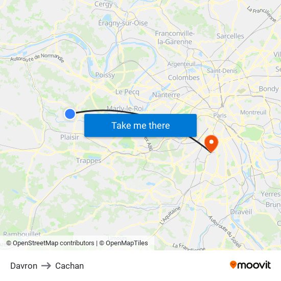 Davron to Cachan map