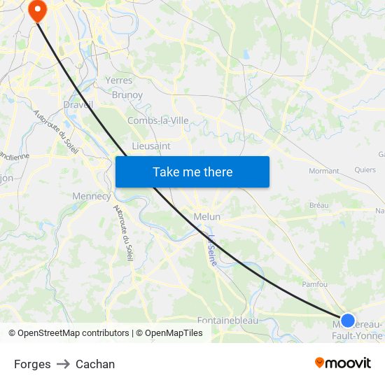 Forges to Cachan map