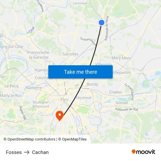 Fosses to Cachan map