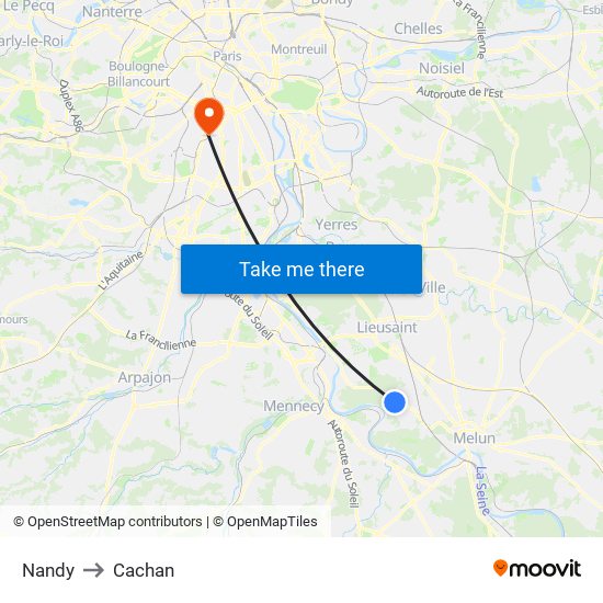 Nandy to Cachan map