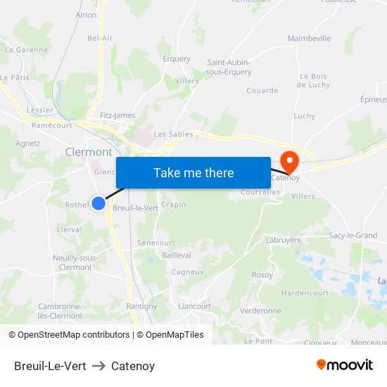 Breuil-Le-Vert to Catenoy map