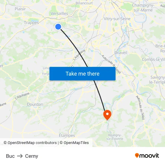 Buc to Cerny map