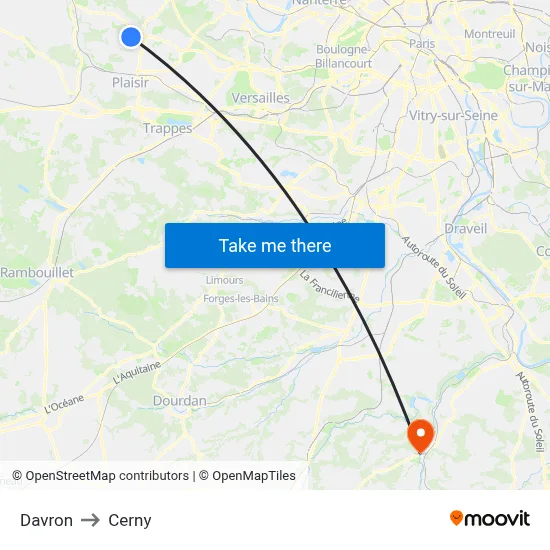 Davron to Cerny map