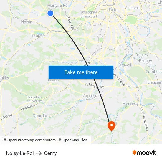 Noisy-Le-Roi to Cerny map