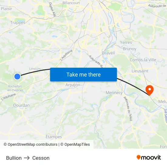 Bullion to Cesson map