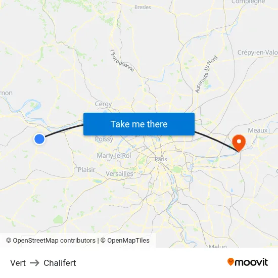 Vert to Chalifert map