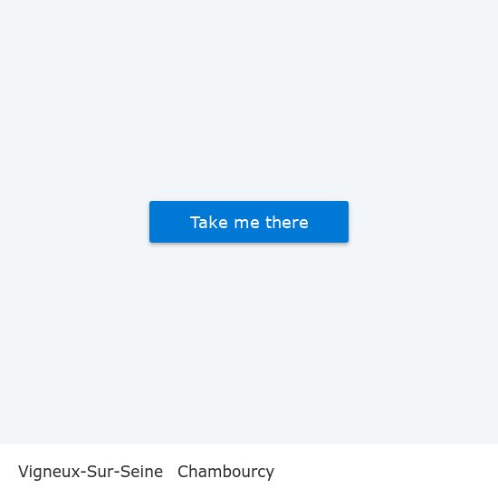 Vigneux-Sur-Seine to Chambourcy map