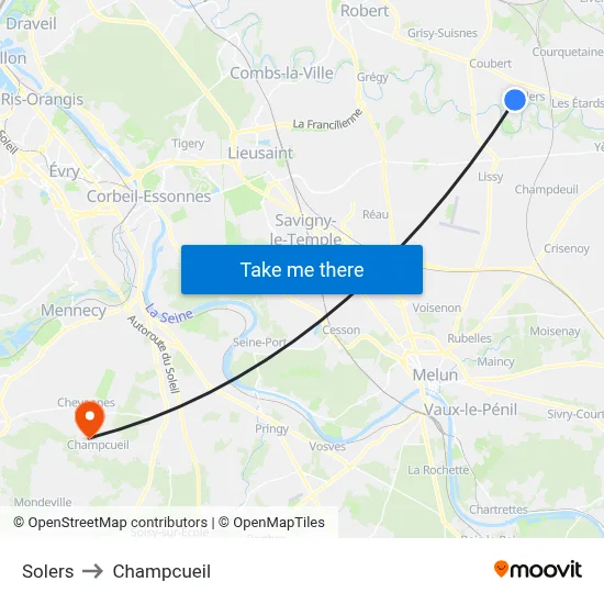 Solers to Champcueil map