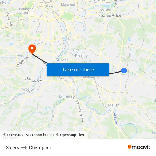 Solers to Champlan map