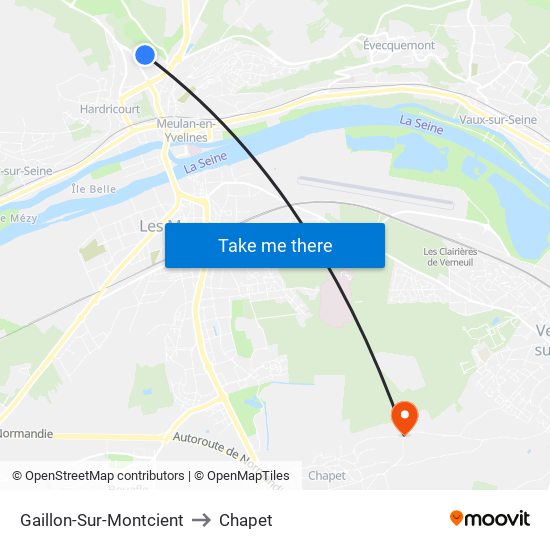 Gaillon-Sur-Montcient to Chapet map