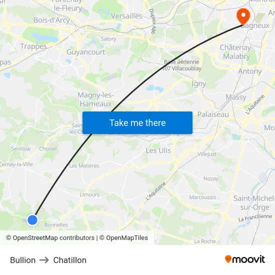 Bullion to Chatillon map