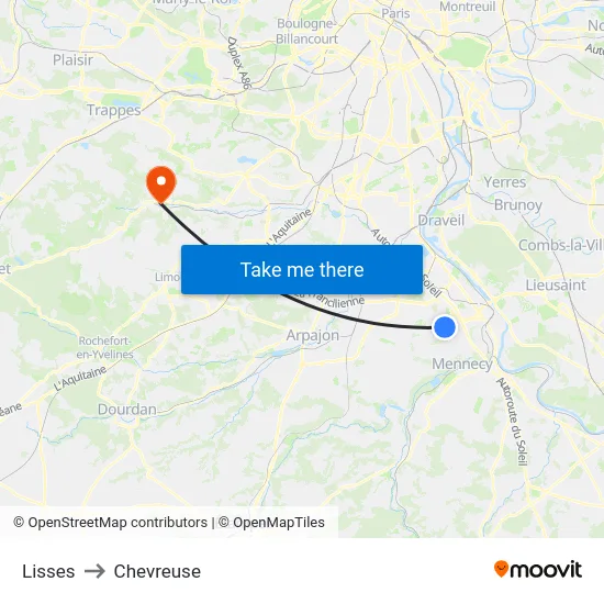 Lisses to Chevreuse map