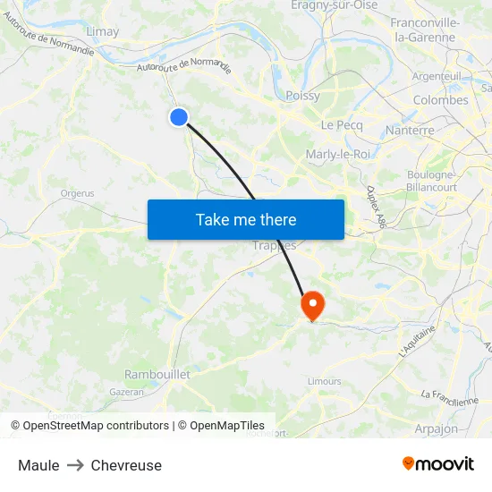 Maule to Chevreuse map