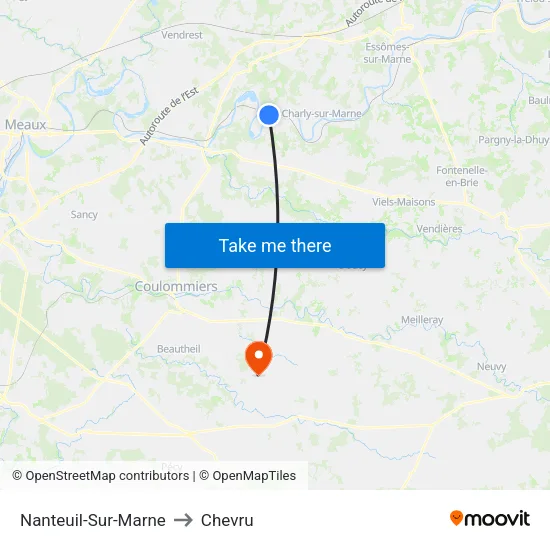 Nanteuil-Sur-Marne to Chevru map