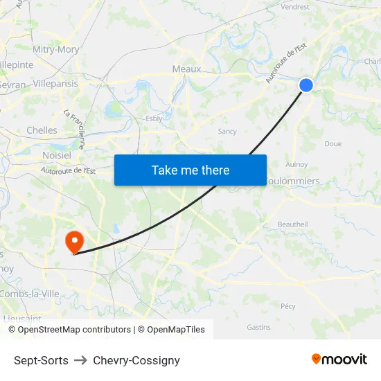Sept-Sorts to Chevry-Cossigny map