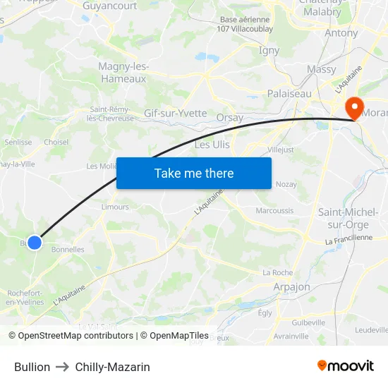 Bullion to Chilly-Mazarin map