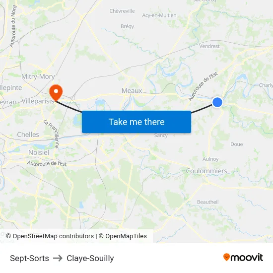 Sept-Sorts to Claye-Souilly map