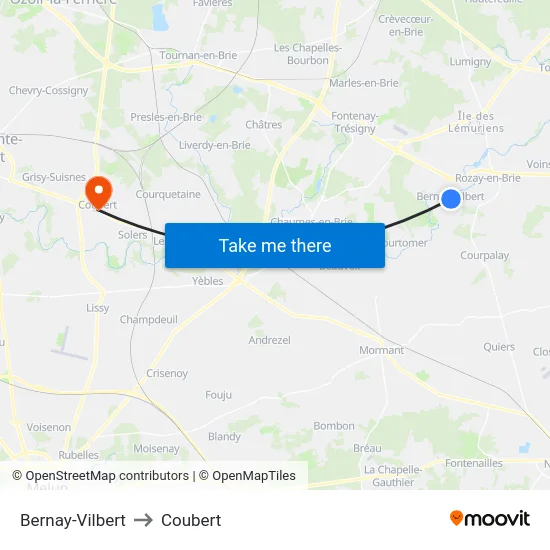 Bernay-Vilbert to Coubert map
