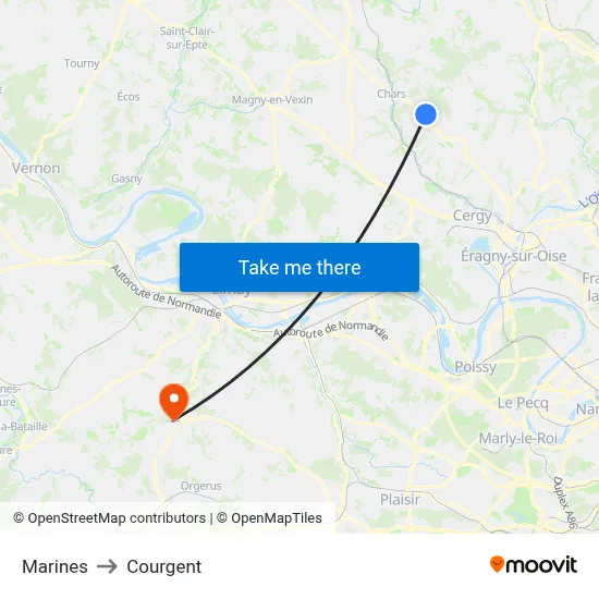 Marines to Courgent map
