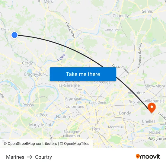 Marines to Courtry map
