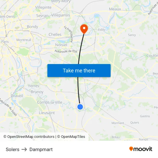 Solers to Dampmart map