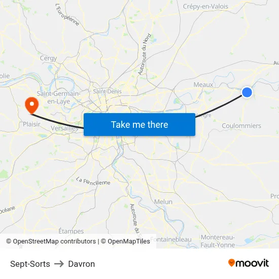 Sept-Sorts to Davron map
