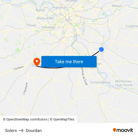 Solers to Dourdan map