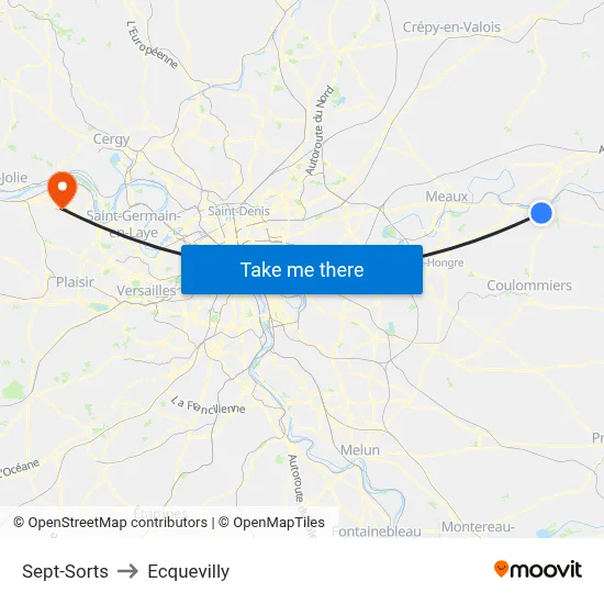 Sept-Sorts to Ecquevilly map
