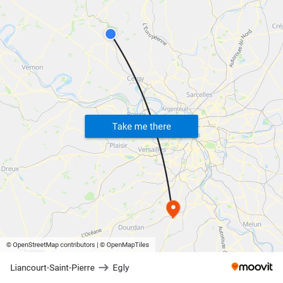 Liancourt-Saint-Pierre to Egly map