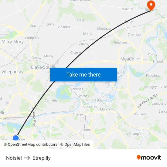 Noisiel to Etrepilly map
