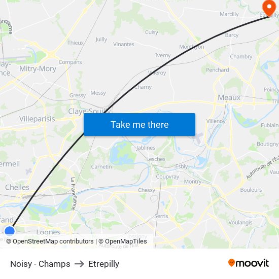 Noisy - Champs to Etrepilly map