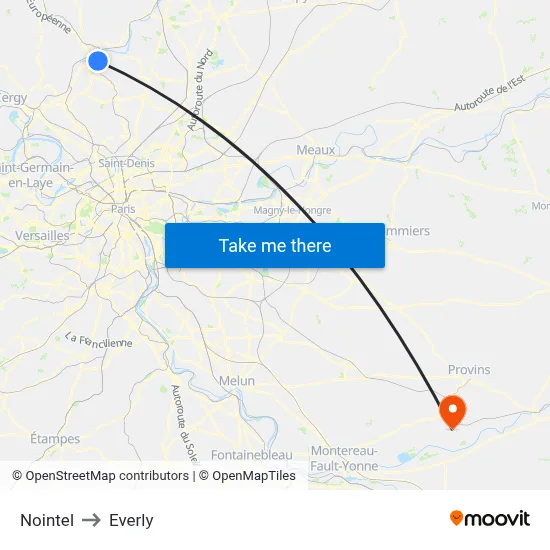 Nointel to Everly map