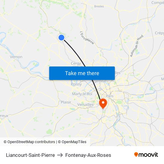 Liancourt-Saint-Pierre to Fontenay-Aux-Roses map