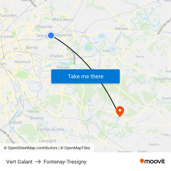 Vert Galant to Fontenay-Tresigny map
